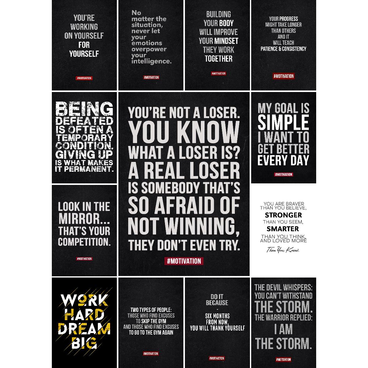 Interior Design Quotes - Inspirational Text Art Collection Motivational Quotes