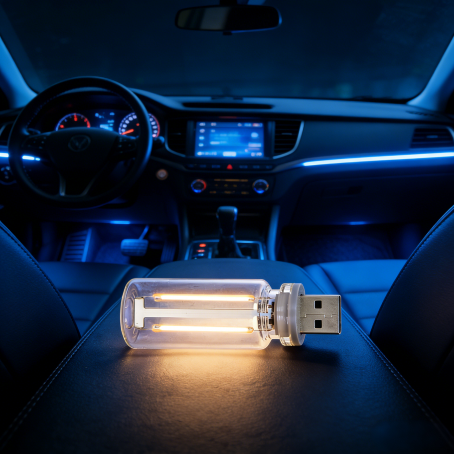 Interior Design Icon - Touch Dimming USB LED Filament Bulb