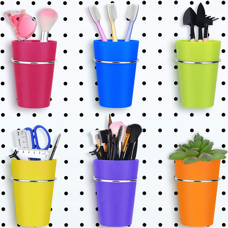 Woven Basket Set - 1 Set Pegboard Cup Holder Accessories