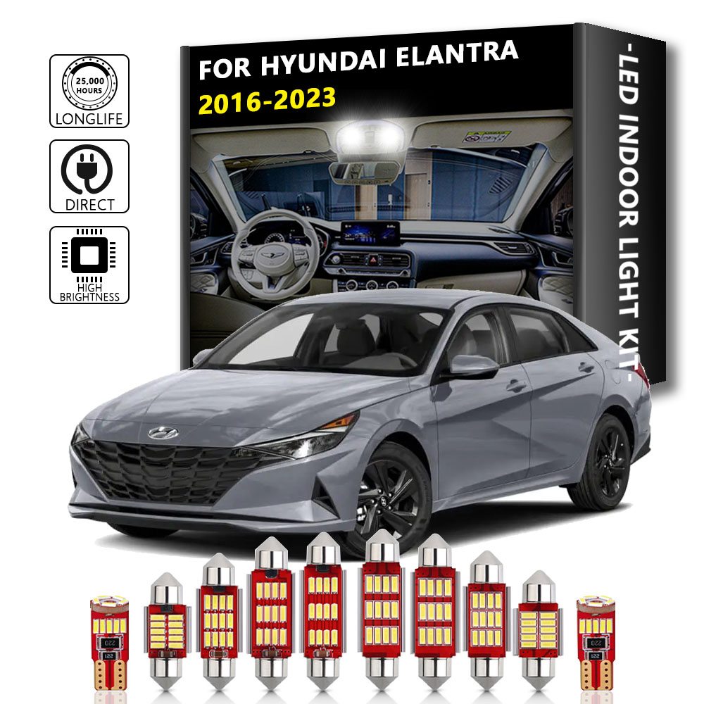 Interior Design Icon - 10Pcs For Hyundai Elantra MK6 VI