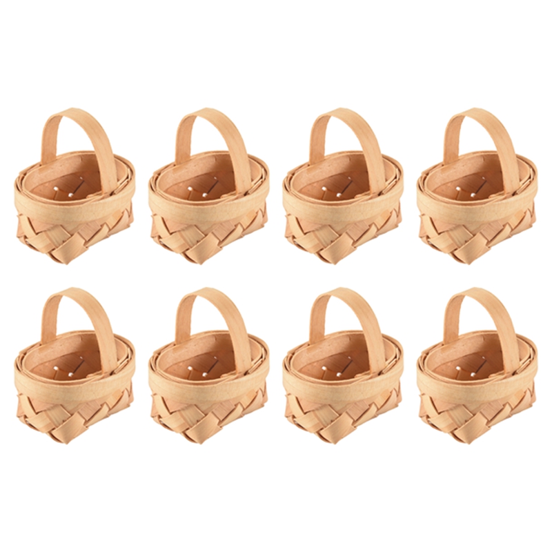Woven Basket Set - 2025 New 8PCS Mini Woven Baskets