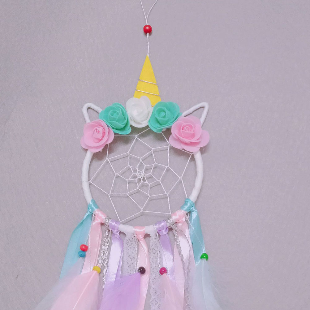 Feather Dream Catcher Unicorn  - Interior Design Warm ulasan dan harga
