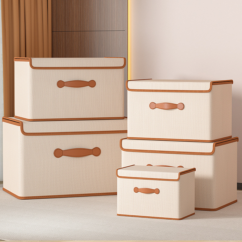 Clothes Storage Box With Lid F - Woven Basket Set ulasan dan harga