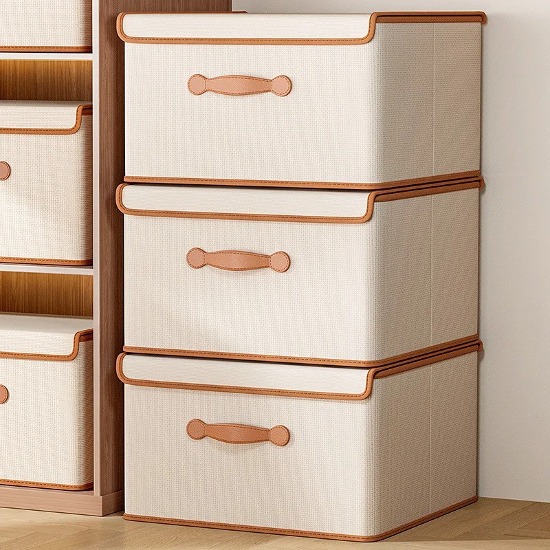 Clothes Storage Box With Lid F - Woven Basket Set ulasan dan harga
