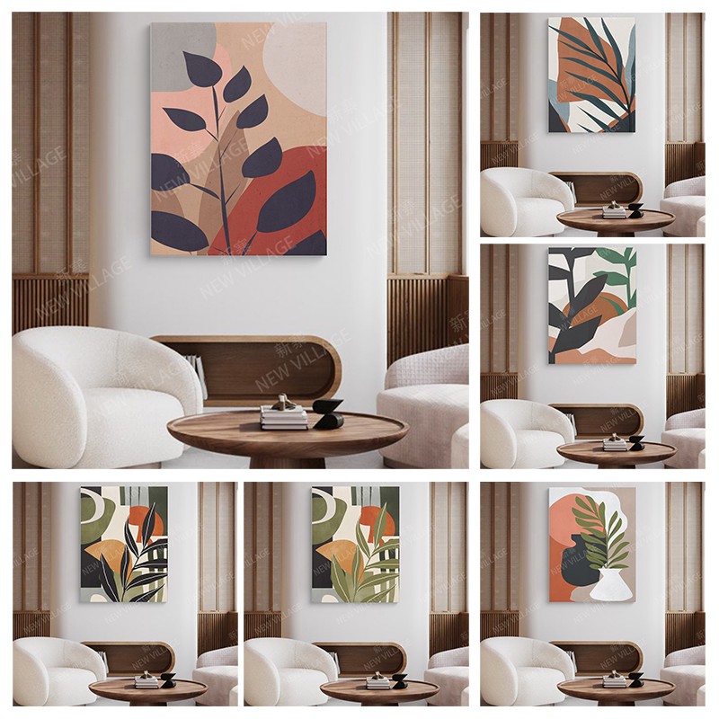 Leaf autumn posters for wall a - Interior Design Drawing ulasan dan harga