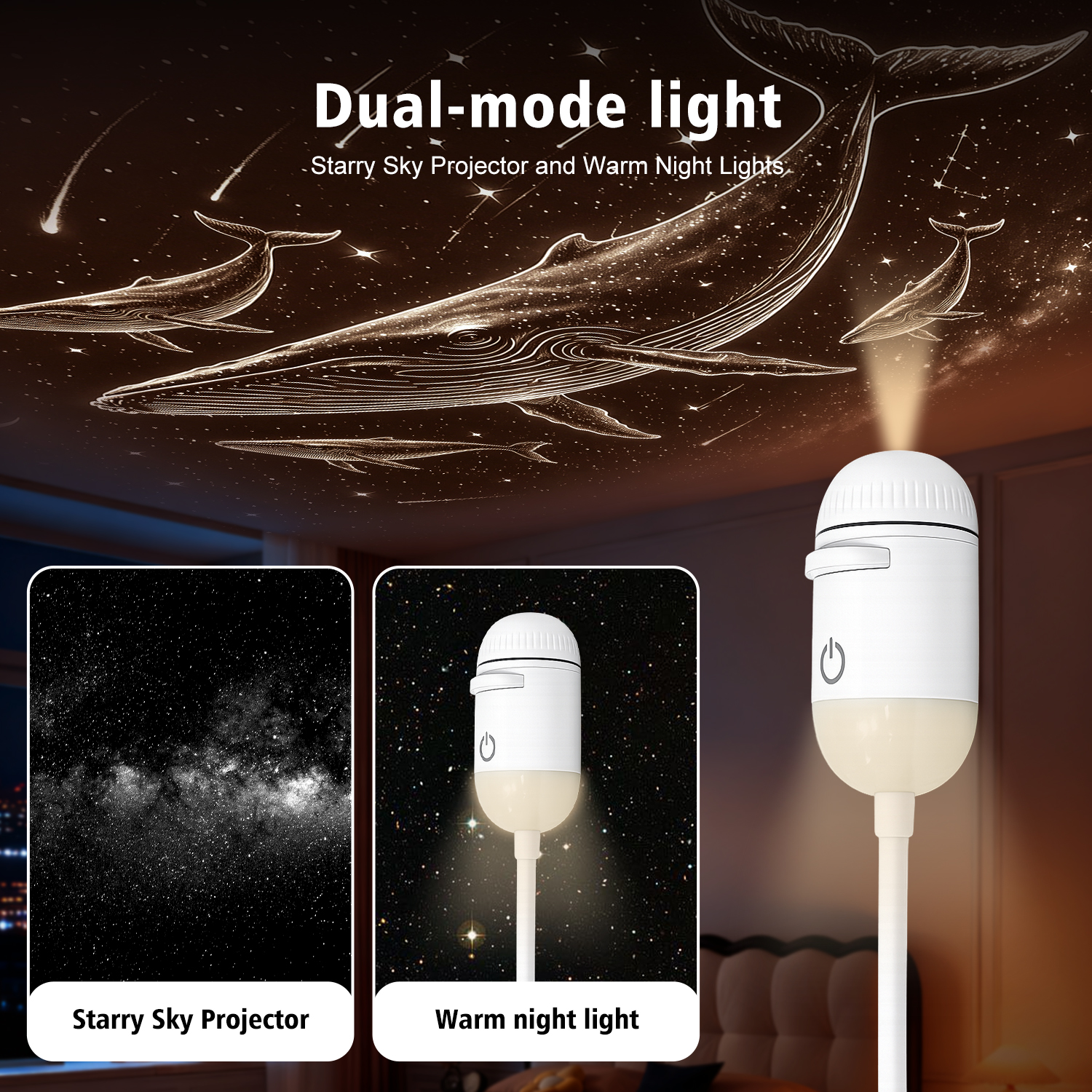 2 in 1 USB Ambient Projection  - Interior Design Drawing ulasan dan harga