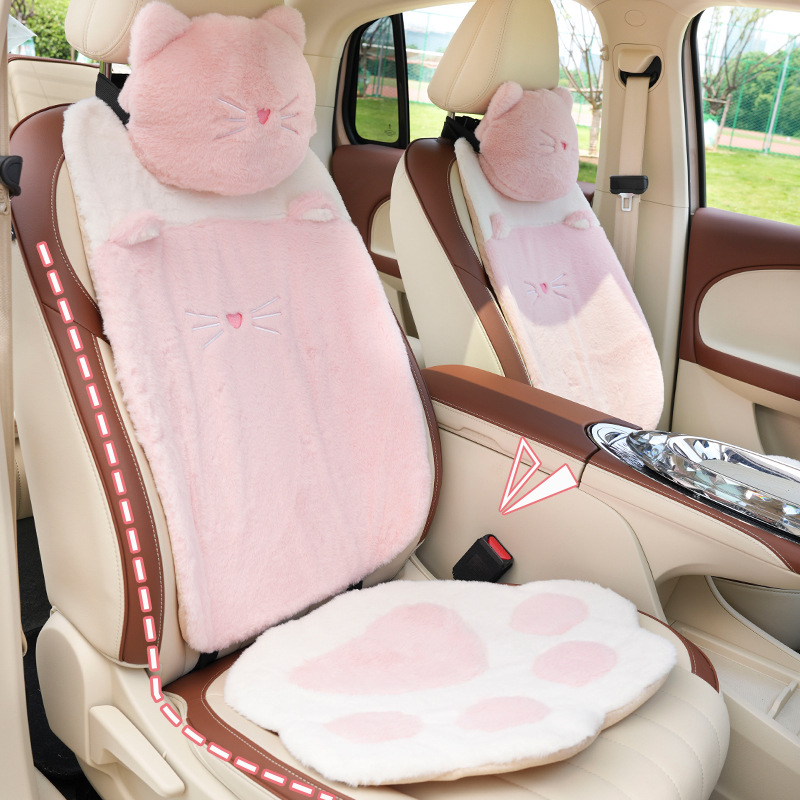 Cartoon Car Seat Cushion Soft  - Interior Design Warm ulasan dan harga