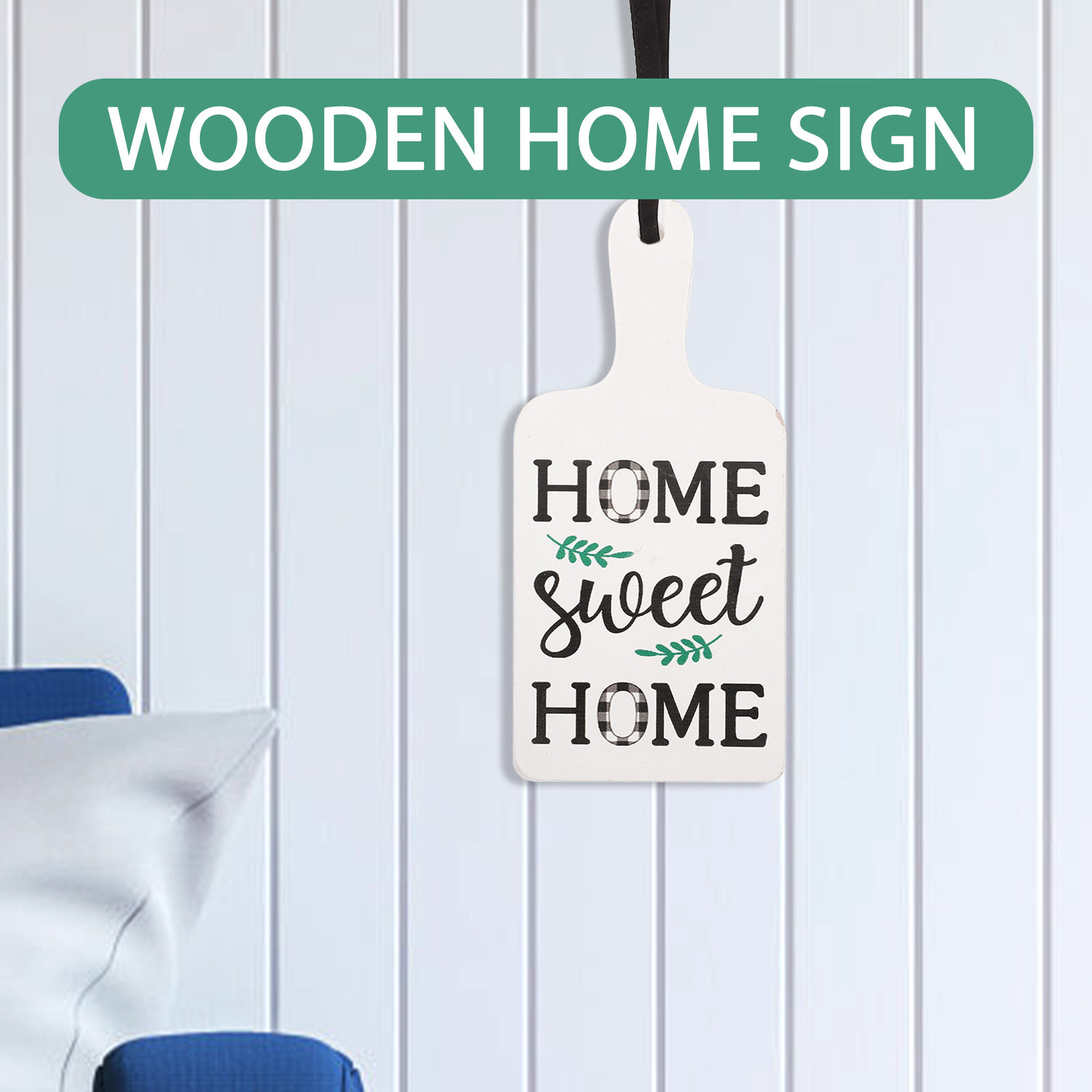 Wooden Wall Sign Ornament Hand - Interior Design Warm ulasan dan harga