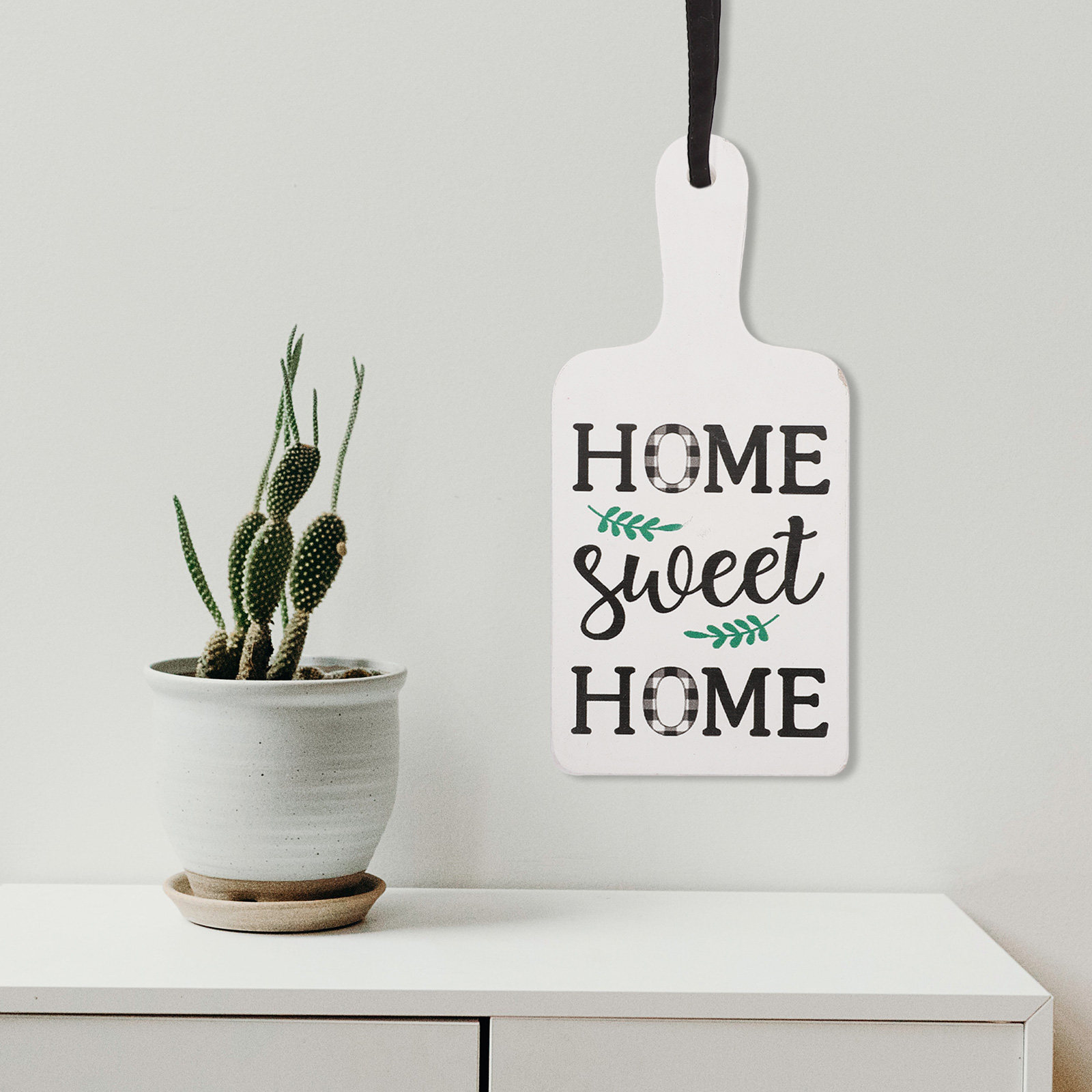 Wooden Wall Sign Ornament Hand - Interior Design Warm ulasan dan harga