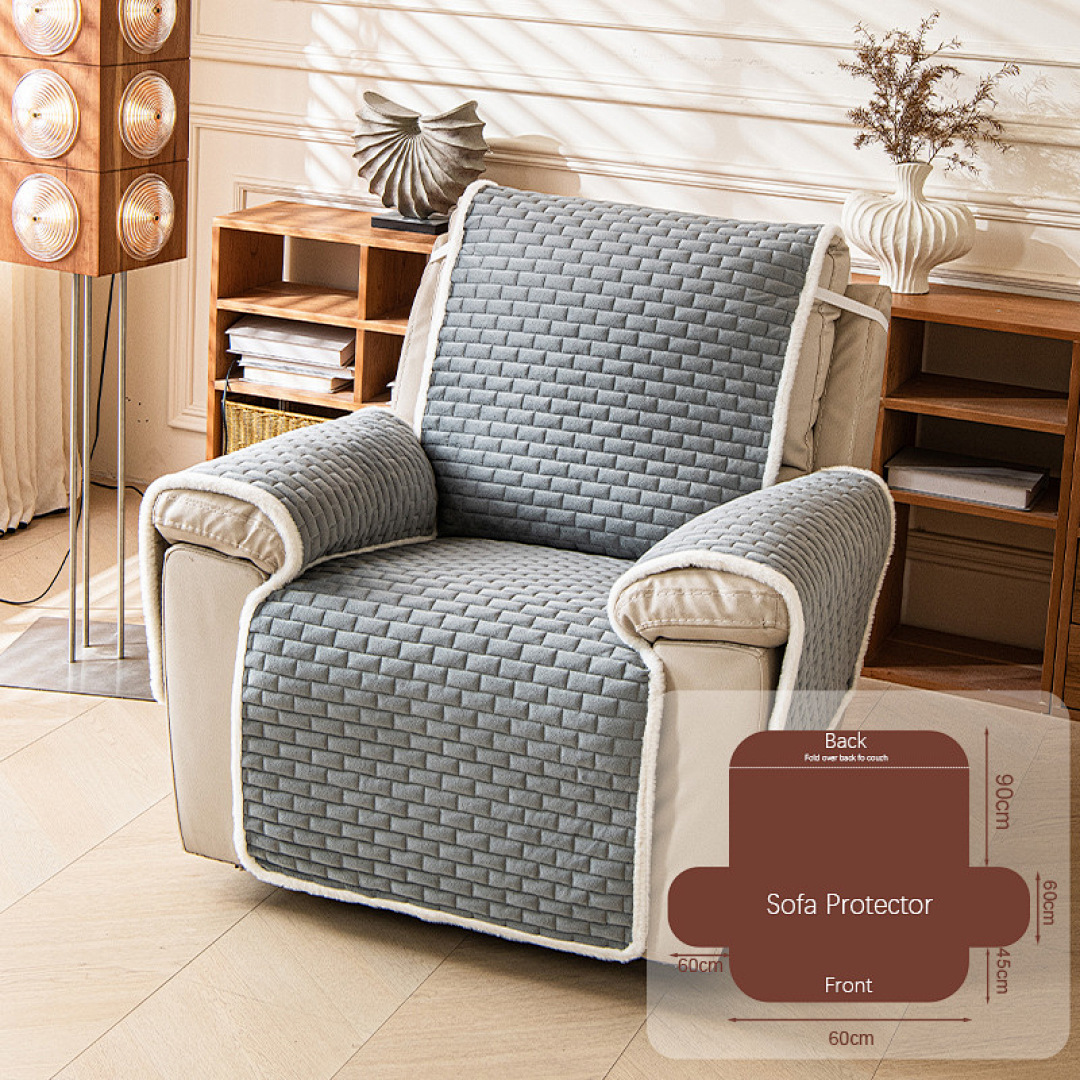 Non-Slip Sofa Cushion Flannel  - Velvet Cushion Cover ulasan dan harga