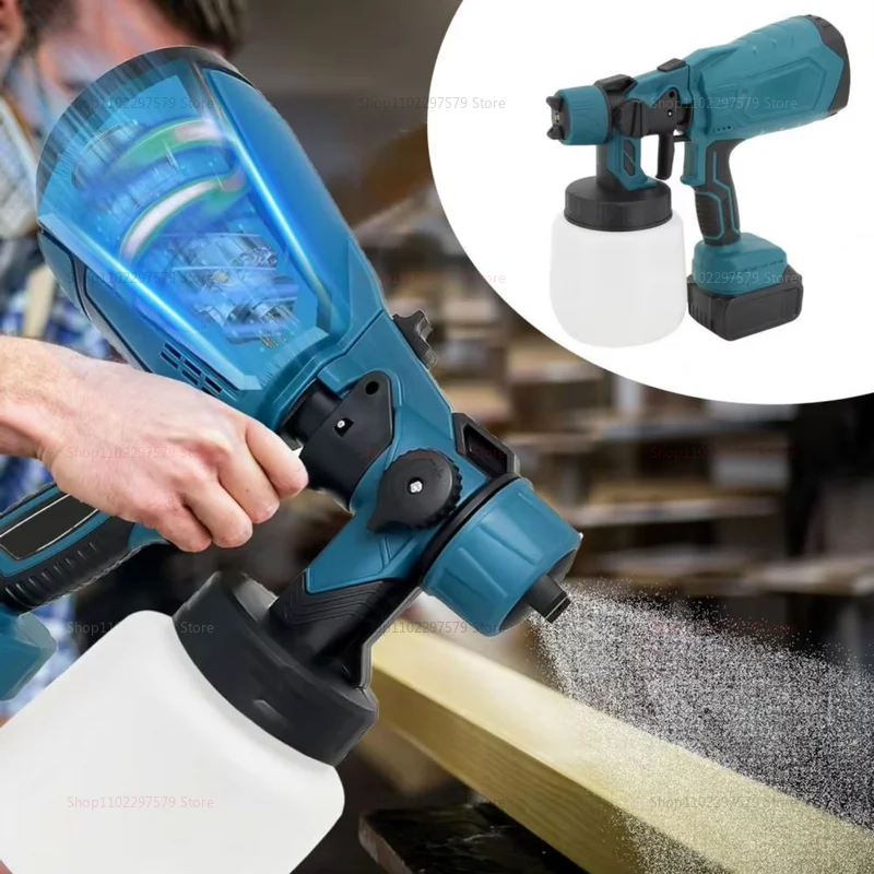 600ML Cordless Electric Paint  - Interior Design Drawing ulasan dan harga