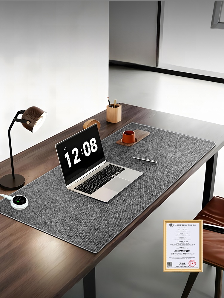 Heated Mousepad Linen Material - Interior Design Warm ulasan dan harga