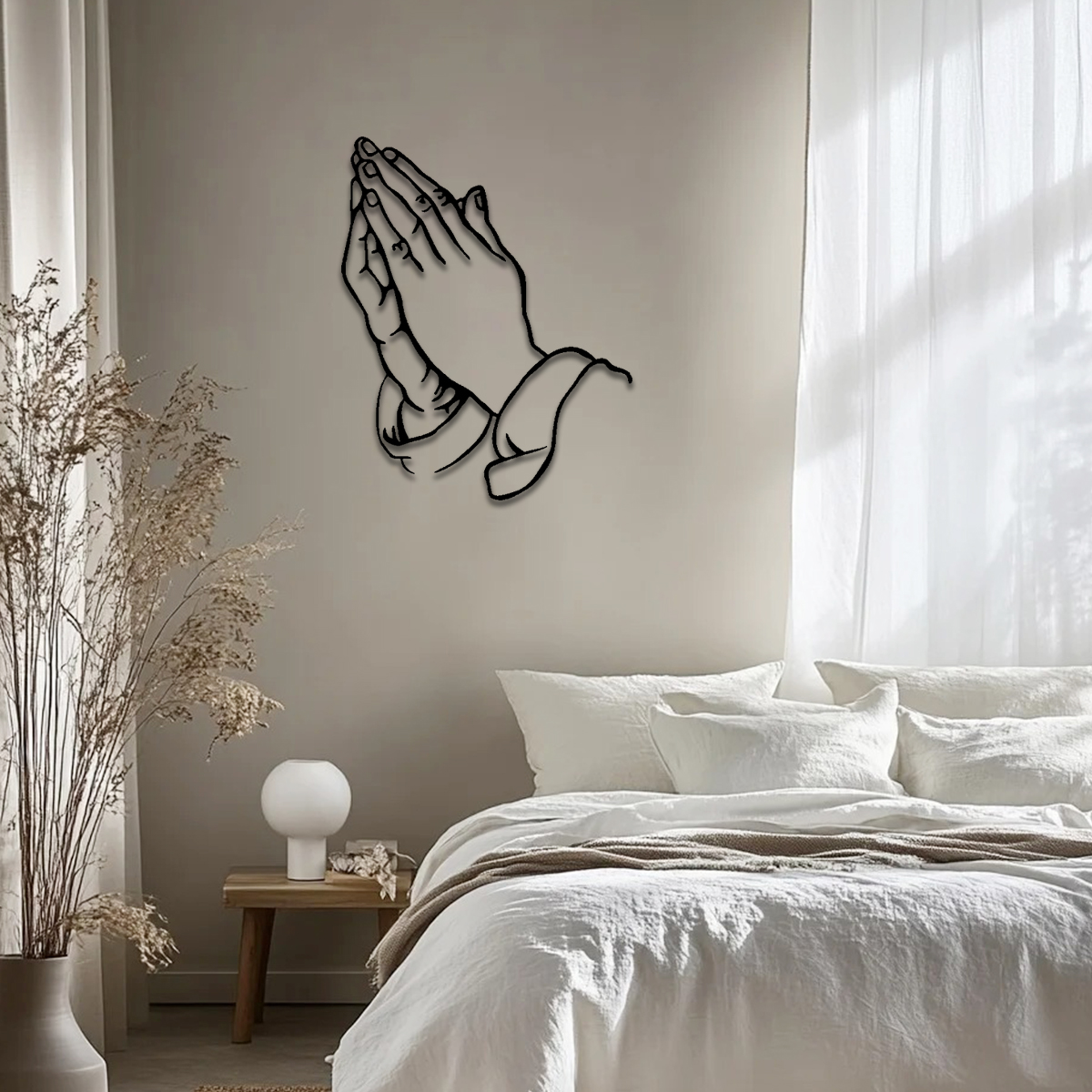 1Pc Wrought Iron Wall Decor, P - Interior Design Years ulasan dan harga