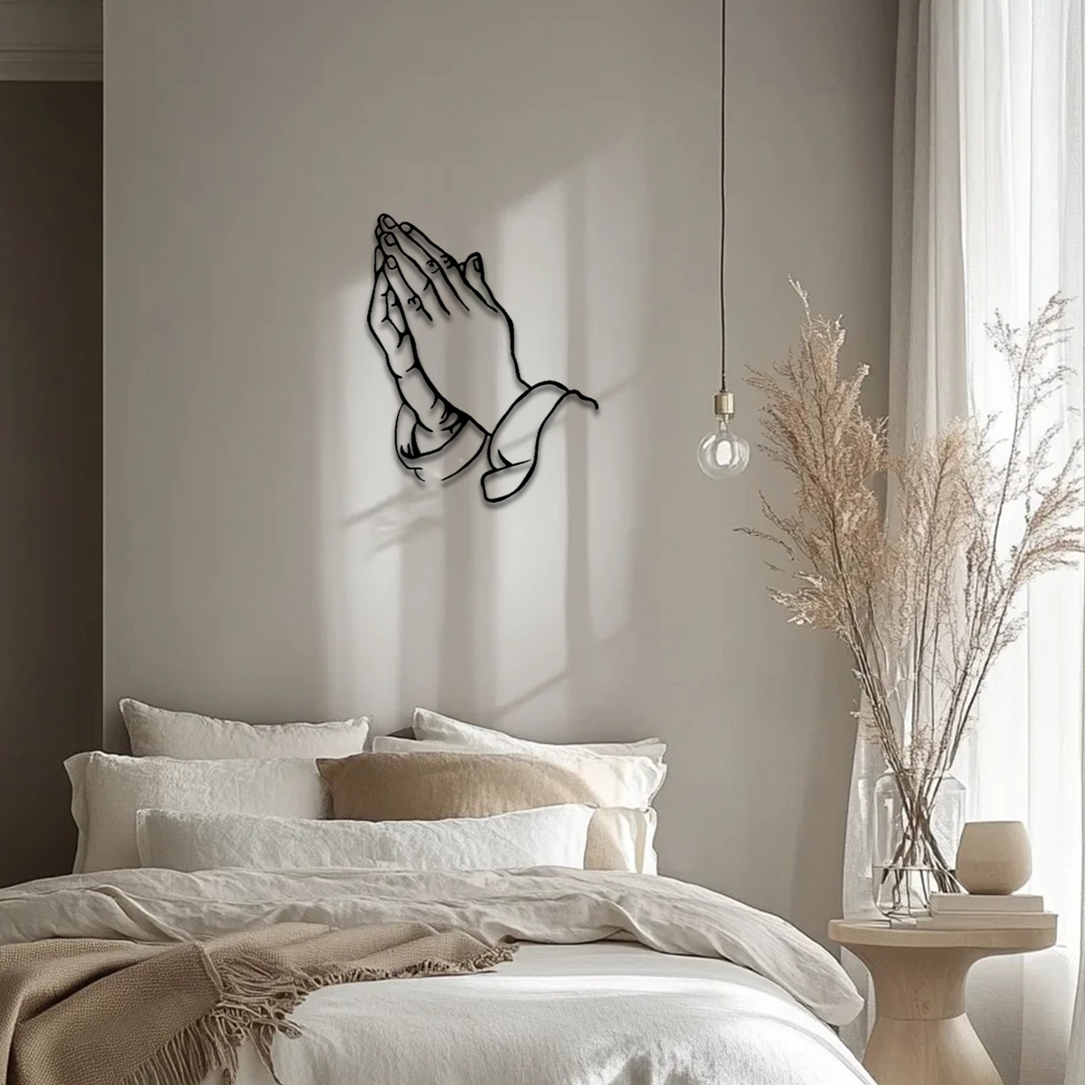 1Pc Wrought Iron Wall Decor, P - Interior Design Years ulasan dan harga