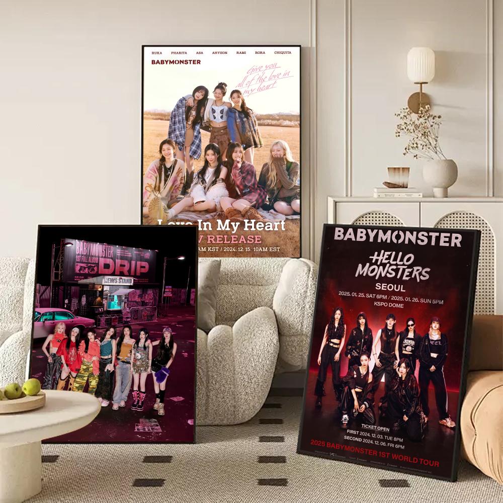 Popular KPOP B-BABYMONSTER Pai - Interior Design Drawing ulasan dan harga