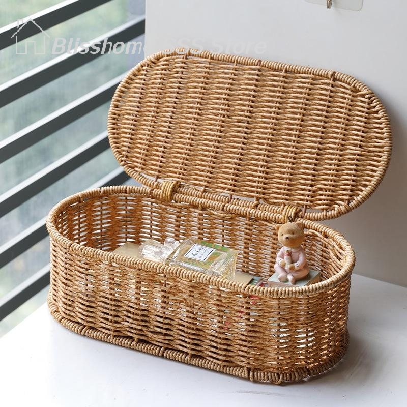 【S】S/L Bohemian Imitation Ratt - Woven Basket Set ulasan dan harga
