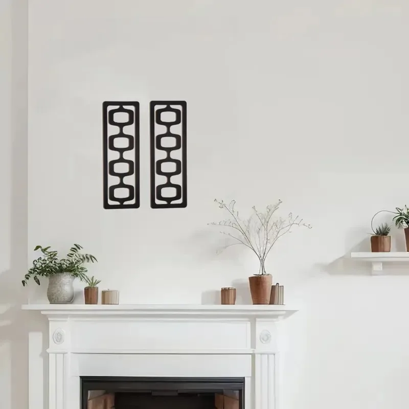 2PCS Warm Mid-Century Style Wo - Interior Design Warm ulasan dan harga