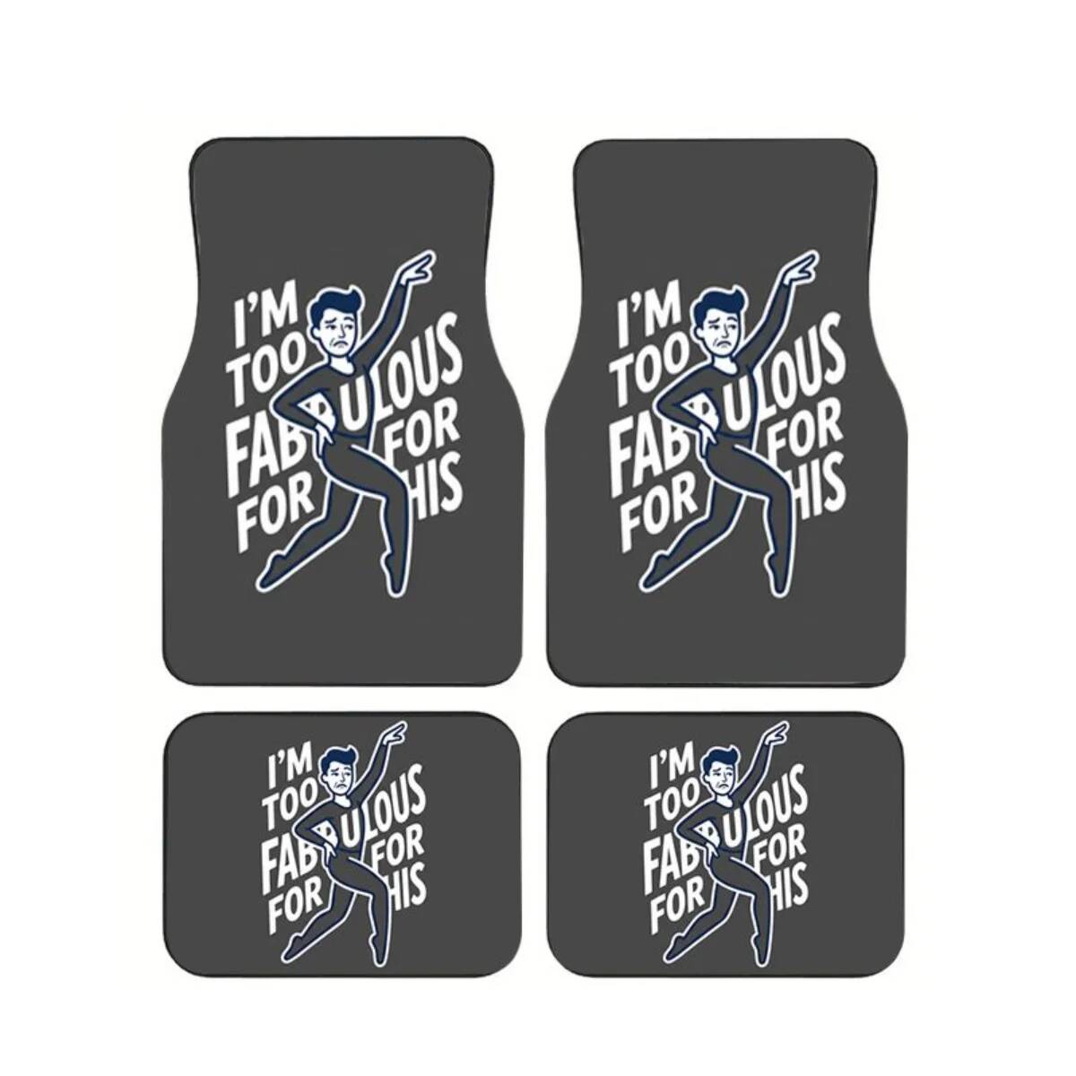4pcs Funny Sassy Quote Design  - Interior Design Quotes ulasan dan harga