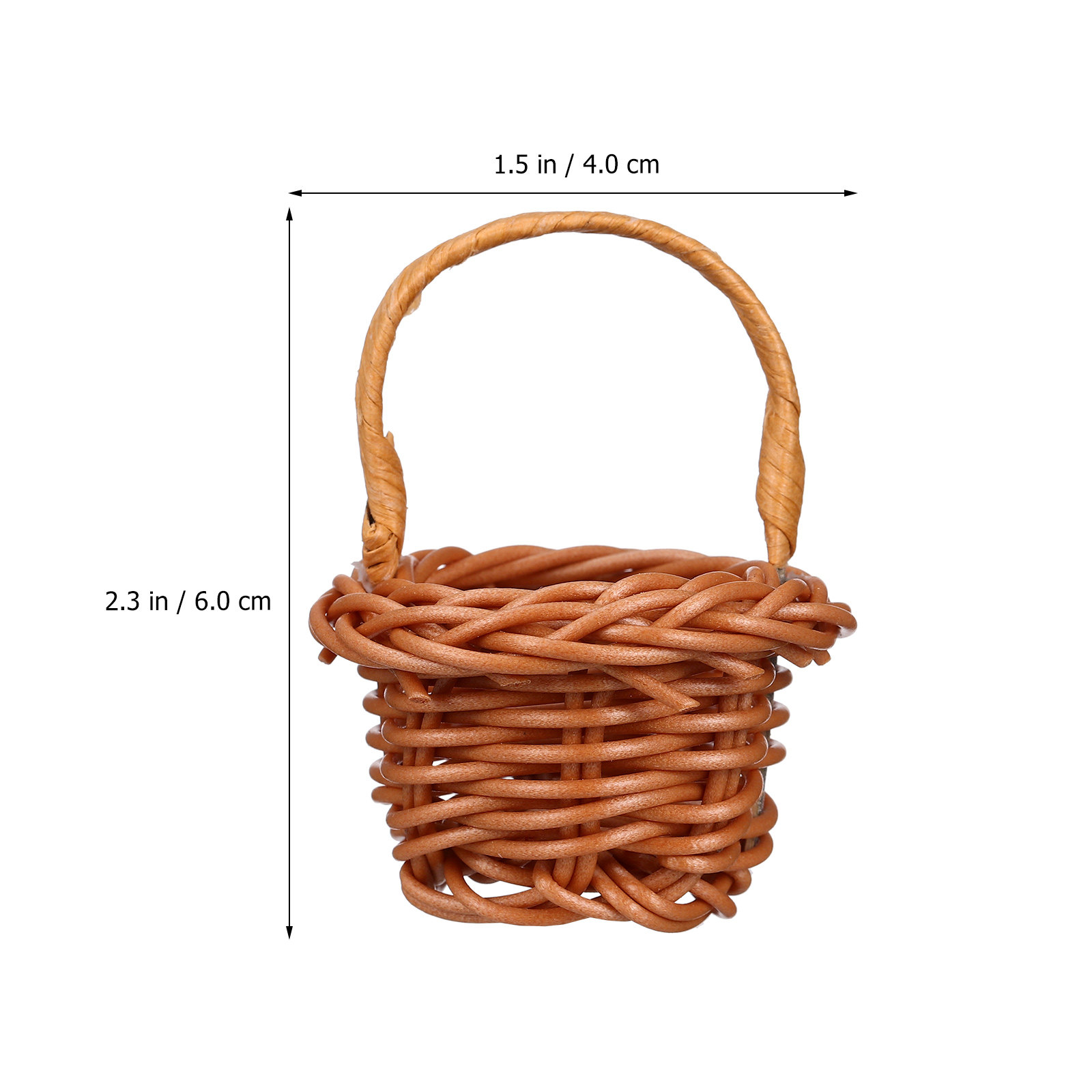 8Pcs Miniature Woven Basket Se - Woven Basket Set ulasan dan harga