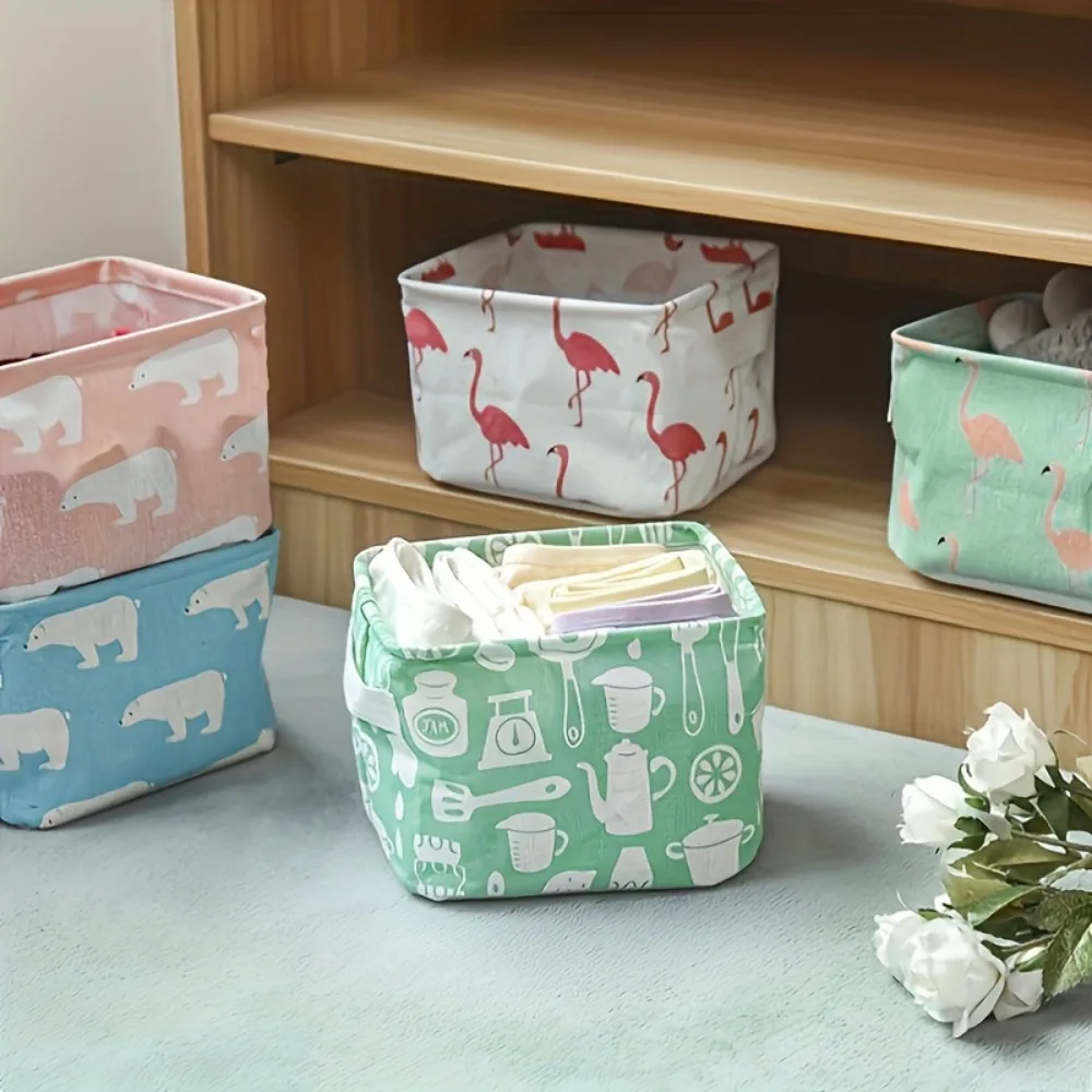 1pc Cotton Linen Fabric Waterp - Woven Basket Set ulasan dan harga