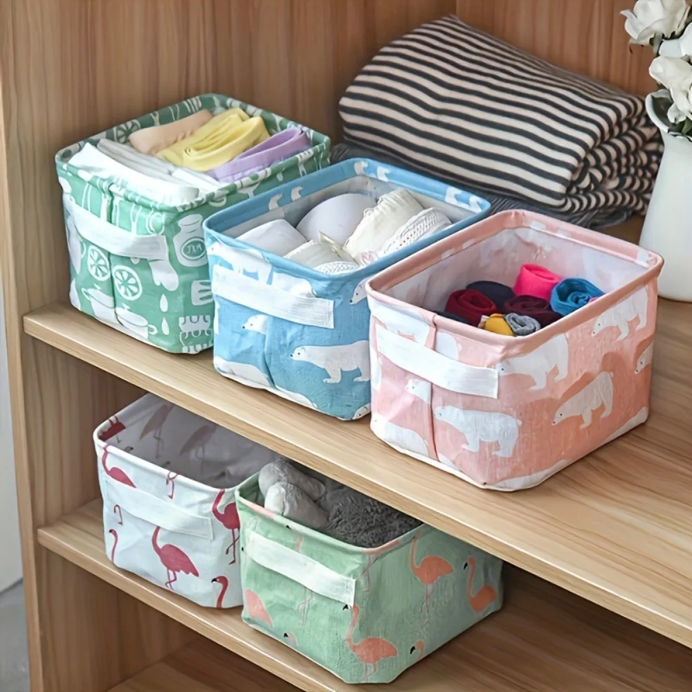 1pc Cotton Linen Fabric Waterp - Woven Basket Set ulasan dan harga