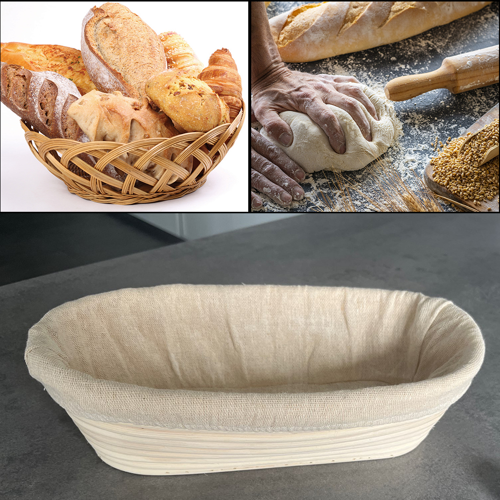 Oval Baking Tools Banneton Set - Woven Basket Set ulasan dan harga