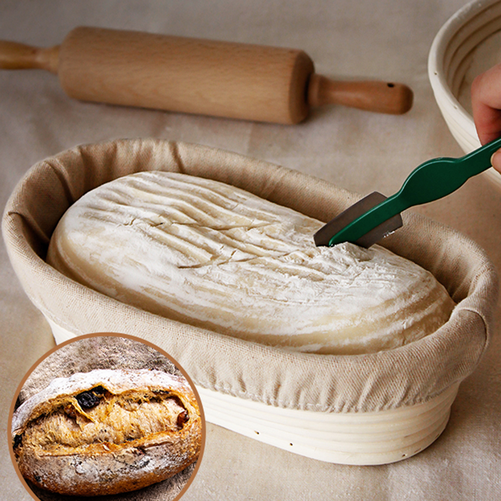 Oval Baking Tools Banneton Set - Woven Basket Set ulasan dan harga