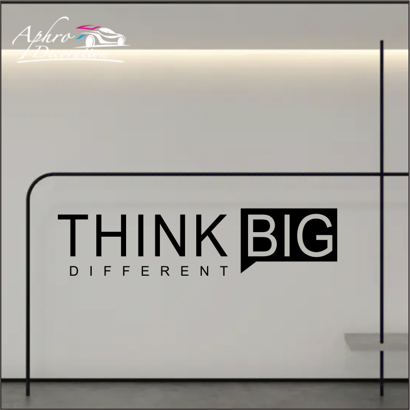 Thank Big Different Office Wal - Interior Design Quotes ulasan dan harga