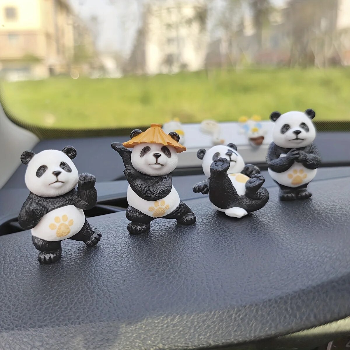 4pcs/set Panda Design Car Orna - Interior Design Years ulasan dan harga