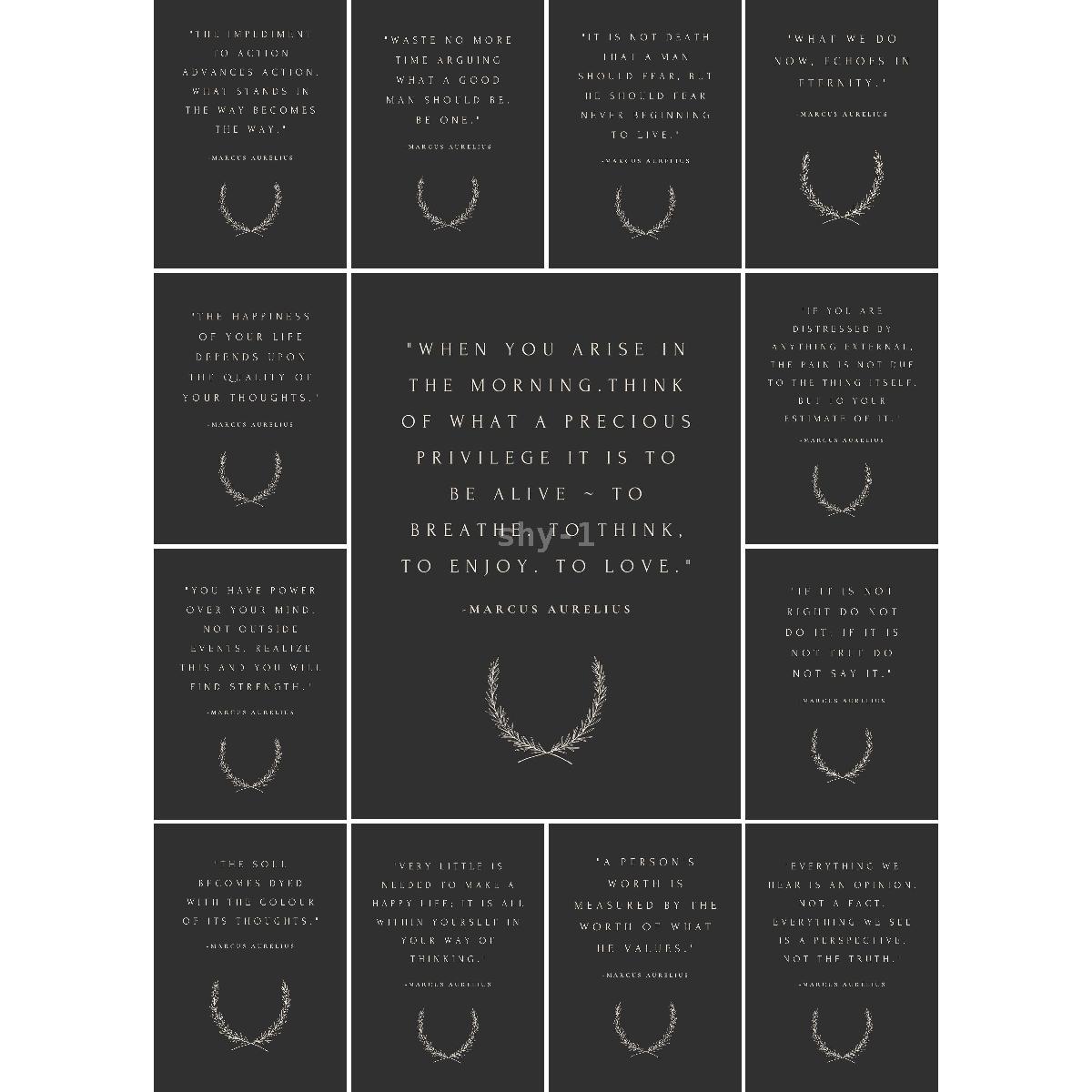 Contemporary Marcus Aurelius Q - Interior Design Quotes ulasan dan harga