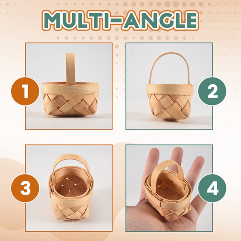 2025 New 8PCS Mini Woven Baske - Woven Basket Set ulasan dan harga