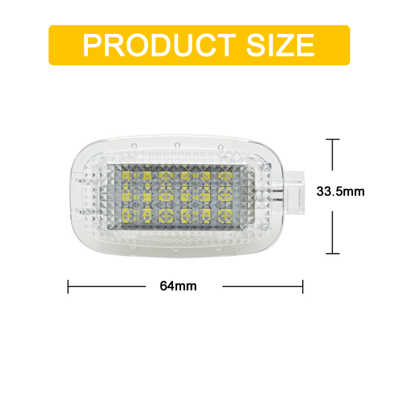 White LED Door Courtesy Luggag - Interior Design Icon ulasan dan harga