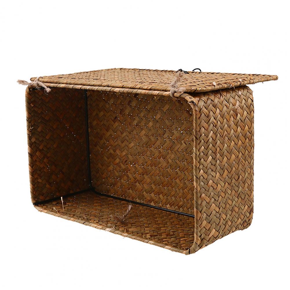 3Pcs Woven Rattan Storage Bask - Woven Basket Set ulasan dan harga