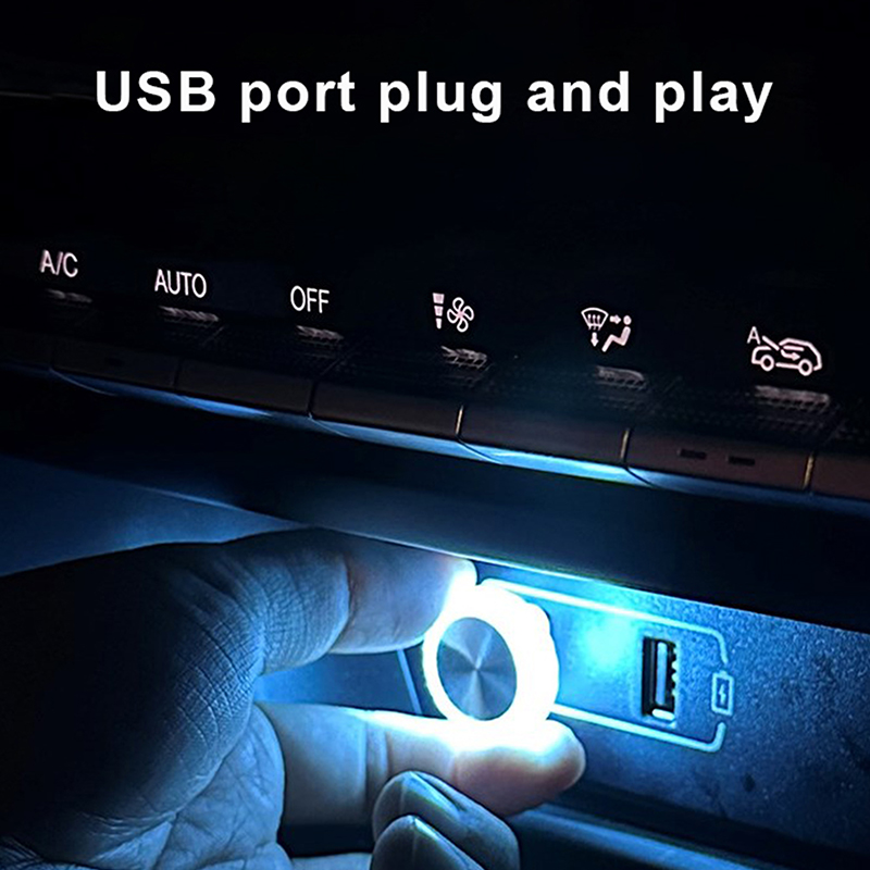 Portable Car USB Ambient Light - Interior Design Icon ulasan dan harga