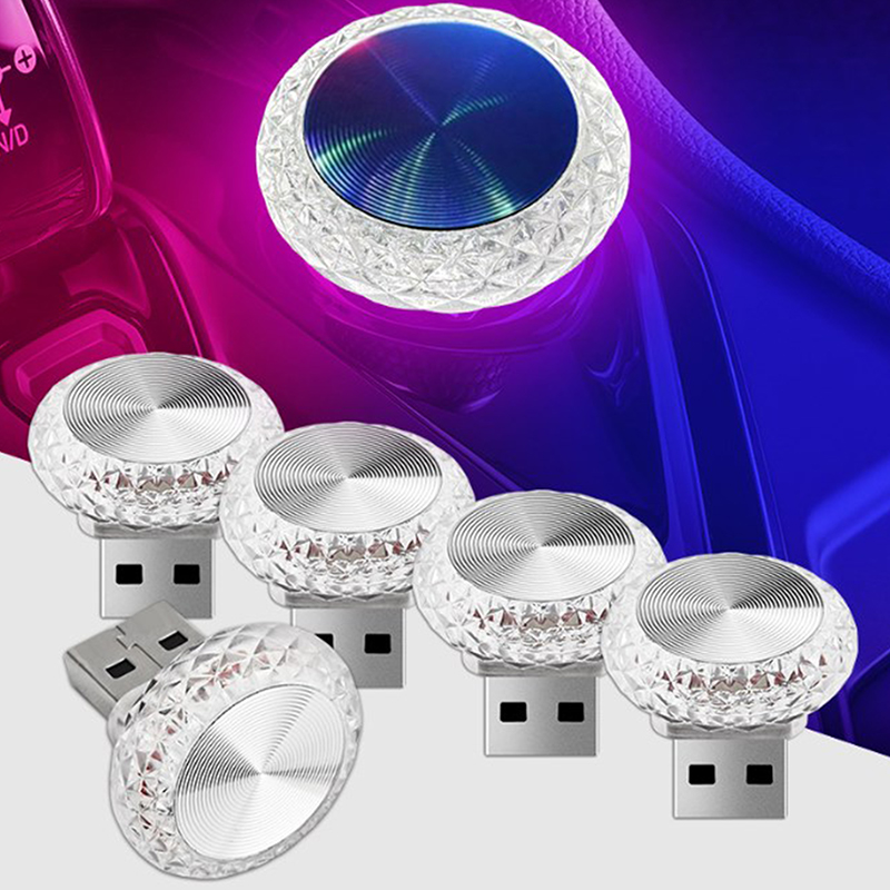 Portable Car USB Ambient Light - Interior Design Icon ulasan dan harga