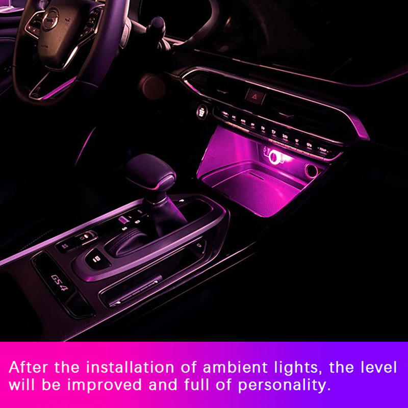 Portable Car USB Ambient Light - Interior Design Icon ulasan dan harga