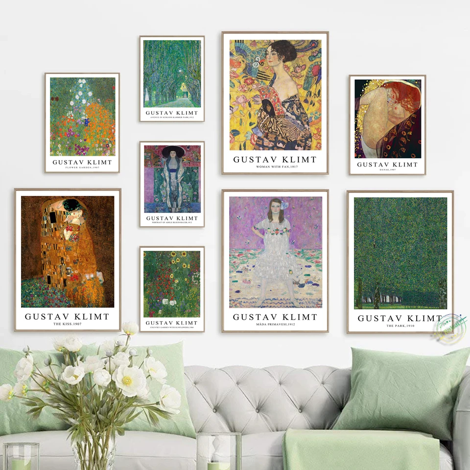 Gustav Klimt Poster Hd Print C - Interior Design Drawing ulasan dan harga