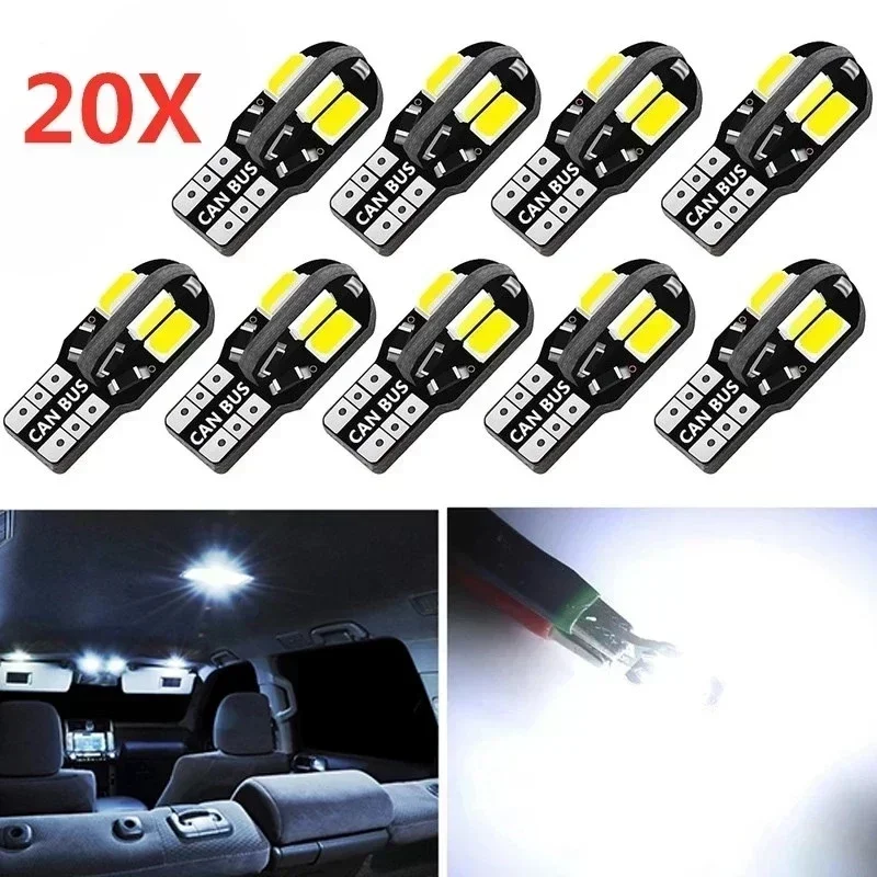 10/20PCS W5W T10 LED Bulbs Can - Interior Design Icon ulasan dan harga