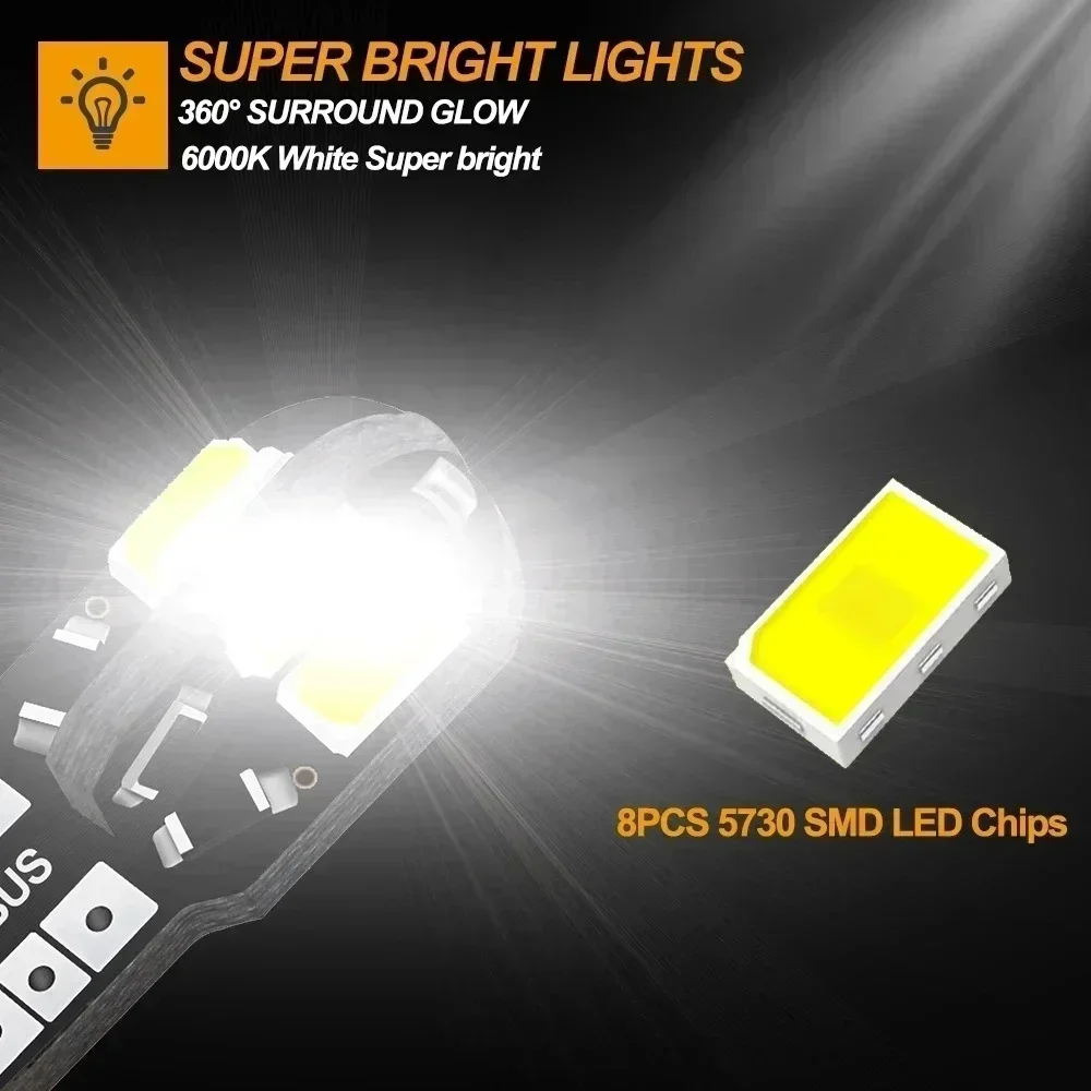 10/20PCS W5W T10 LED Bulbs Can - Interior Design Icon ulasan dan harga