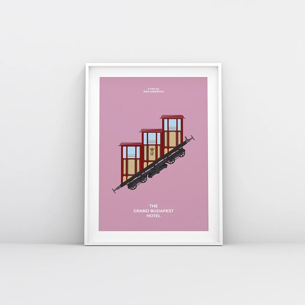 Vintage Movie Wes Anderson Fil - Interior Design Drawing ulasan dan harga